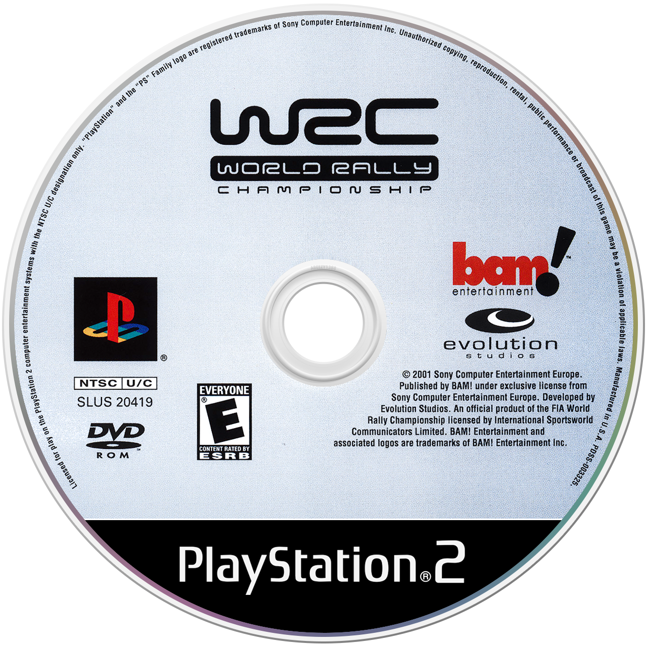 WRC: World Rally Championship media 2 for Playstation 2